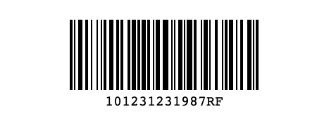 barcode for checker burger