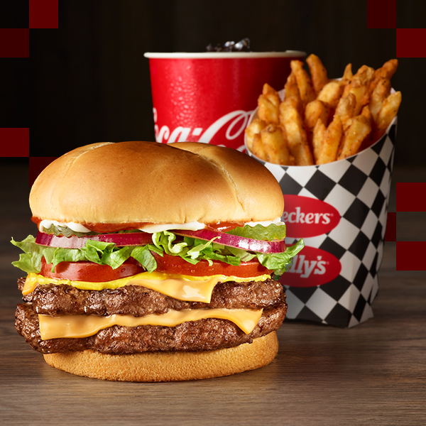 Burger Fries and Drink