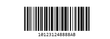 barcode for checker burger