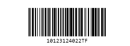 barcode 101231249876SC